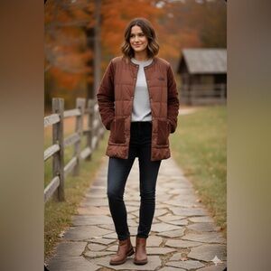 The North Face Women's Chocolate Brown Puffer Jacket